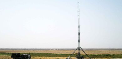 Operative Kommunikation: Die Rundfunksendetrupps UKW mit Sendekabine Fm II A und Antenne wie hier in Masar-e Scharif, Afghanistan, werden bis 2028 modernisiert. (Foto: Bundeswehr Christian Virgils)