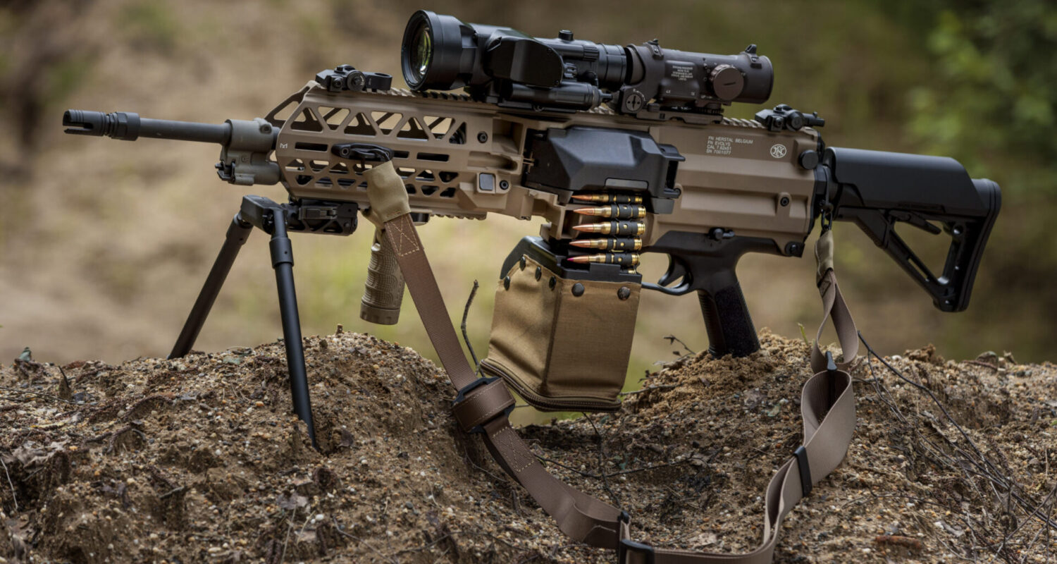 Das leichte Maschinengewehr FN EVOLYS in den Kalibern 5,56 × 45 mm NATO und 7,62 × 51 mm NATO (Foto: FN Herstal)