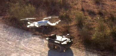 THOR mini VTOL operates with PROBOT UGV web