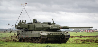 Leopard 2 mit adaptiertem TROPHY.  (Fotos: Euro TROPHY)