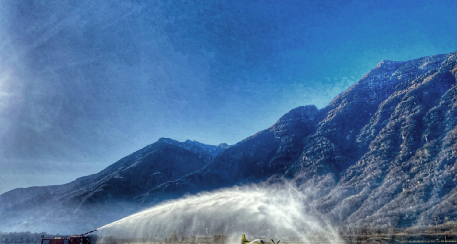 The last PC 9 lands at the RUAG site in Lodrino