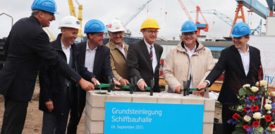 erfolgte Grundsteinlegung web