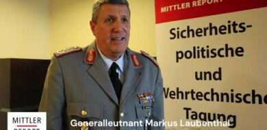 Generalleutnant Markus Laubenthal, Stellv. des Generalinspekteurs der Bundeswehr, auf der 36. SIPO