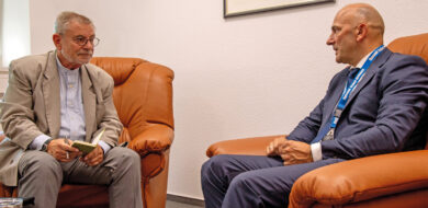 Michael Humbeck, CEO Dynamit Nobel Defence GmbH, im Gespräch mit Michael Horst.