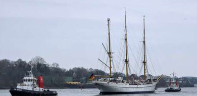 segelschulschiff gorch fock ausdocken